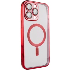 TPU чохол Fibra Chrome with MagSafe для Apple iPhone 15 Pro (6.1"), Red