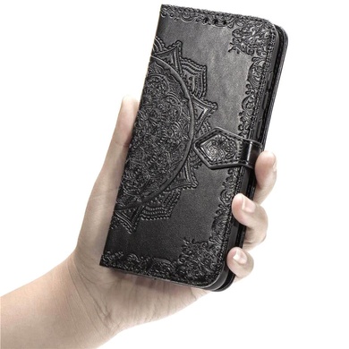 Кожаный чехол (книжка) Art Case с визитницей для Xiaomi Mi CC9 / Mi 9 Lite Черный