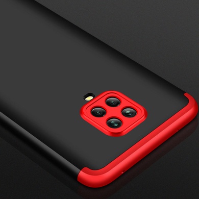 Пластикова накладка GKK LikGus 360 градусів (opp) для Xiaomi Redmi Note 9s/Note 9 Pro/9 Pro Max, Черный / Красный