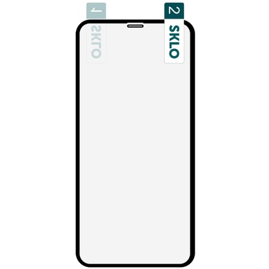 Гибкое защитное стекло SKLO Nano (тех.пак) для Apple iPhone 11 Pro Max / XS Max (6.5") Черный