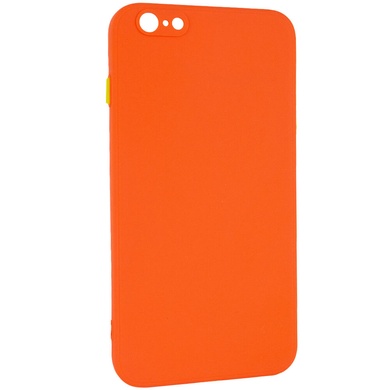 Чехол TPU Square Full Camera для Apple iPhone 6/6s plus (5.5") Оранжевый
