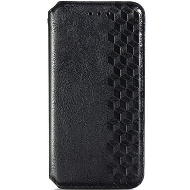 Шкіряний чохол книжка GETMAN Cubic (PU) для Samsung Galaxy S21 FE, Чорний