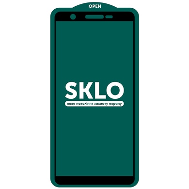 Защитное стекло SKLO 5D для Samsung Galaxy M01 Core / A01 Core Черный