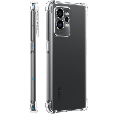 TPU чохол GETMAN Ease logo посилені кути Full Camera для Realme GT2, Безбарвний (прозорий)