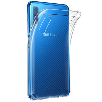 TPU чохол Epic Transparent 1,0mm для Samsung A750 Galaxy A7 (2018), Безбарвний (прозорий)