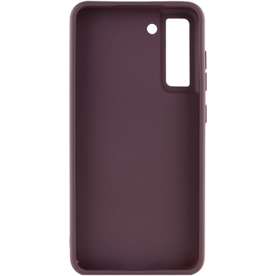TPU чехол Bonbon Metal Style для Samsung Galaxy S24+ Бордовый / Plum