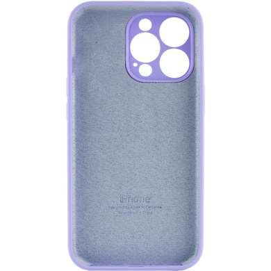 Чехол Silicone Case Full Camera Protective (AA) для Apple iPhone 14 Pro Max (6.7") Сиреневый / Dasheen