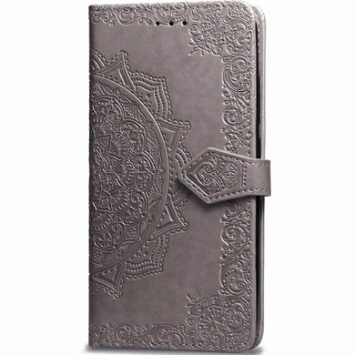 Кожаный чехол (книжка) Art Case с визитницей для Samsung Galaxy M30s / M21 Серый