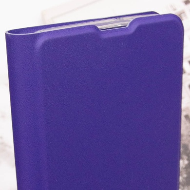 Кожаный чехол книжка GETMAN Elegant (PU) для Xiaomi Redmi Note 11 (Global) / Note 11S Фиолетовый