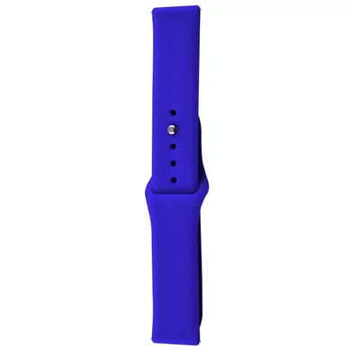 Силиконовый ремешок Sport для Xiaomi Amazfit/Samsung 22 mm Синий / Blue