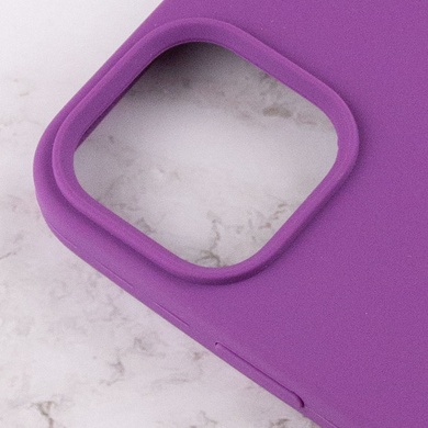 Чехол Silicone Case Full Protective (AA) для Apple iPhone 14 Pro Max (6.7") Фиолетовый / Grape