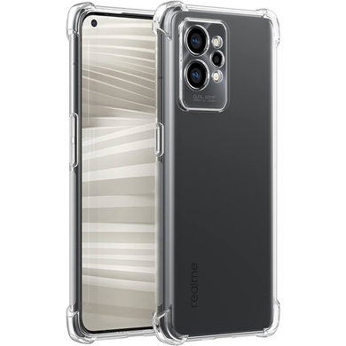 TPU чехол GETMAN Ease logo усиленные углы Full Camera для Realme GT2 Бесцветный (прозрачный)