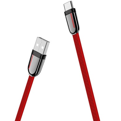 Дата кабель Hoco U74 "Grand" Type-C (1.2m) Красный