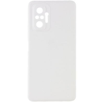 Силиконовый чехол Candy Full Camera для Xiaomi Redmi Note 10 Pro / 10 Pro Max Белый / White