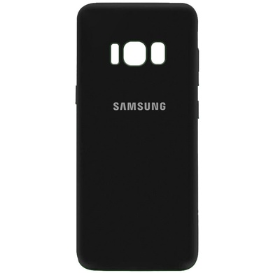 Чохол Silicone Cover My Color Full Camera (A) для Samsung G955 Galaxy S8 Plus, Чорний / Black