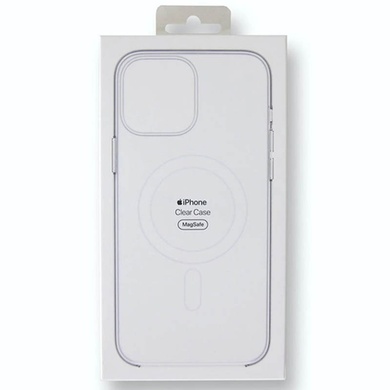 TPU чехол Clear Case with Magnetic safe для Apple iPhone 14 Pro (6.1") Бесцветный (прозрачный)