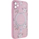 TPU+PC чехол Secret Garden with MagSafe для Apple iPhone 12 (6.1") Pink