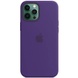 Чохол Silicone case (AAA) full with Magsafe для Apple iPhone 12 Pro / 12 (6.1 "), Фіолетовий / Amethyst