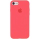 Чехол Silicone Case Full Protective (AA) для Apple iPhone 6/6s (4.7") Арбузный / Watermelon red