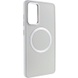 TPU чохол Bonbon Metal Style with MagSafe для Samsung Galaxy S23 FE, Білий / White