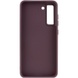 TPU чехол Bonbon Metal Style для Samsung Galaxy S24+ Бордовый / Plum