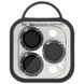 Захисне скло Metal Shine на камеру (в упак.) для Apple iPhone 15 Pro (6.1") / 15 Pro Max (6.7"), Черный / Midnight