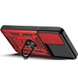 Ударопрочный чехол Camshield Serge Ring для Xiaomi Redmi Note 10 Pro / 10 Pro Max Красный