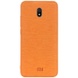 TPU чехол Fiber Logo для Xiaomi Redmi 8a Оранжевый
