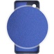 Чехол Silicone Cover Lakshmi Full Camera (AAA) для TECNO Spark 8C Темно-синий / Midnight blue
