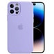 Чехол Silicone Case Full Camera Protective (AA) для Apple iPhone 14 Pro Max (6.7") Сиреневый / Lilac