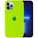Чохол Silicone Case Full Protective (AA) для Apple iPhone 13 Pro (6.1 "), Салатовый / Neon green