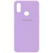 Чехол Silicone Cover Full Protective (AA) для Samsung Galaxy A10s Сиреневый / Lilac