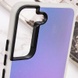 TPU+PC чехол Magic glow with protective edge для Samsung Galaxy S22 Pink / Purple