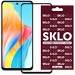 Защитное стекло SKLO 3D (full glue) для Oppo A98 Черный