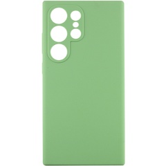 Чохол Silicone Cover Lakshmi Full Camera (AAA) для Samsung Galaxy S24 Ultra, М'ятний / Mint