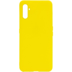 Силиконовый чехол Candy для Realme C3 (dual camera) Желтый