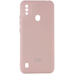 Чехол Silicone Cover My Color Full Camera (A) для ZTE Blade A51 Розовый / Pink Sand