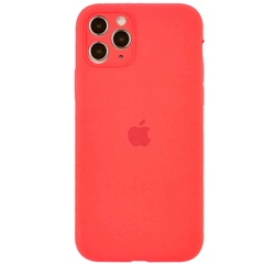 Чехол Silicone Case Full Camera Protective (AA) для Apple iPhone 11 Pro Max (6.5") Оранжевый / Pink citrus
