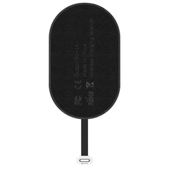 Qi приёмник для беспроводной зарядки Baseus Microfiber Receiver (For iPhone) Черный