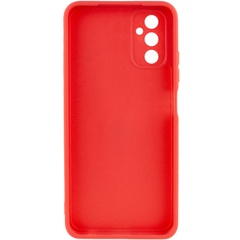 Силиконовый чехол Candy Full Camera для Samsung Galaxy A24 4G Красный / Camellia