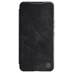 Кожаный чехол (книжка) Nillkin Qin Pro Camshield для Samsung Galaxy S23 Черный