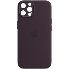 Чехол Silicone Case Full Camera Protective (AA) для Apple iPhone 14 Pro Max (6.7") Фиолетовый / Elderberry