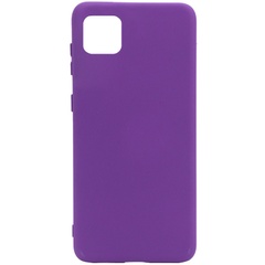 Чехол Silicone Cover Full without Logo (A) для Huawei Y5p Фиолетовый / Purple