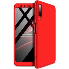Пластиковая накладка GKK LikGus 360 градусов (opp) для Samsung A750 Galaxy A7 (2018) Красный
