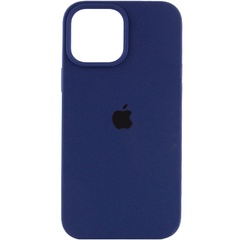 Чохол Silicone Case Full Protective (AA) для Apple iPhone 14 (6.1"), Синий / Deep navy