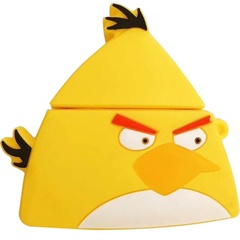 Силиконовый футляр Angry Birds series для наушников AirPods Желтый