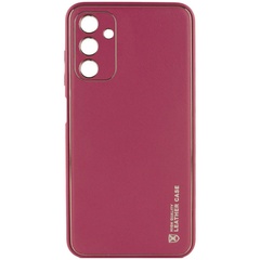Шкіряний чохол Xshield для Samsung Galaxy A34 5G, Бордовый / Plum Red