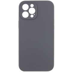 Чохол Silicone Case Full Camera Protective (AA) NO LOGO для Apple iPhone 12 Pro Max (6.7"), Серый / Dark Gray