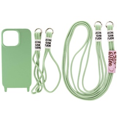 Чохол TPU two straps California для Apple iPhone 11 Pro Max (6.5"), Зелений / Pistachio