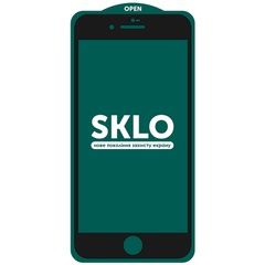 Защитное стекло SKLO 5D (full glue) для Apple iPhone 7 plus / 8 plus (5.5") Черный